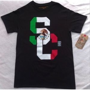 USC "SC" Mexican Flag Unisex T-Shirt New Sz S